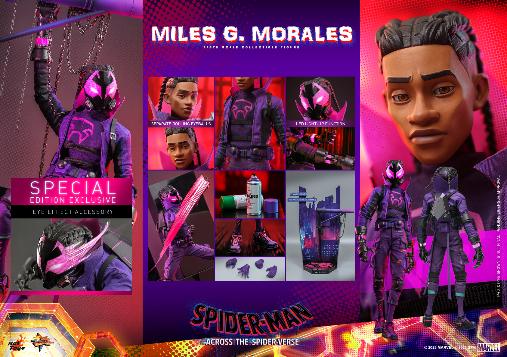 MMS725B - Spider-Man: Across the Spider-Verse - 1/6th scale Miles G. Morales (Special Edition)
