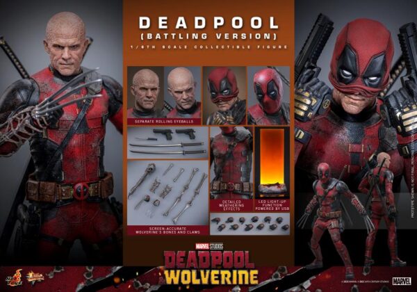 <ล็อต 2> MMS782 - Deadpool & Wolverine - 1/6th scale Deadpool (Battling Version)