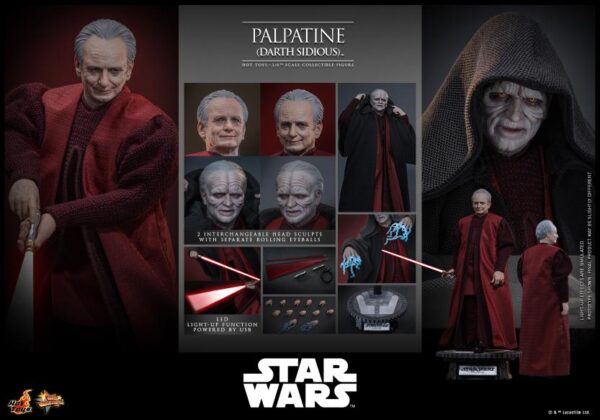 MMS805 - Star Wars: Episode III – Revenge of the Sith - 1/6th scale Palpatine (Darth Sidious)