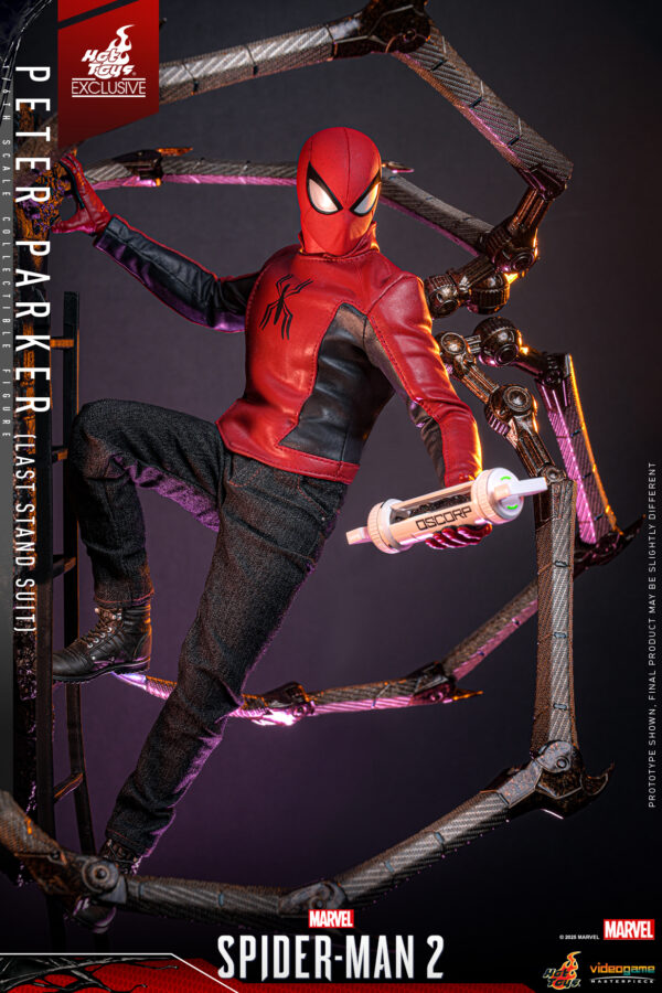VGM71- Marvel's Spider-Man 2 - 1/6th scale Peter Parker (Last Stand Suit) [Hot Toys Exclusive] - Image 4