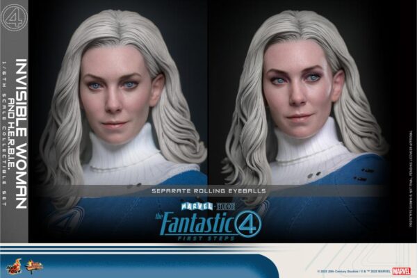 MMS824 - The Fantastic Four: First Steps - 1/6th scale Invisible Woman and H.E.R.B.I.E. Collectible Set - Image 15