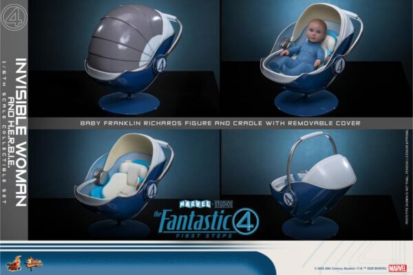 MMS824 - The Fantastic Four: First Steps - 1/6th scale Invisible Woman and H.E.R.B.I.E. Collectible Set - Image 16