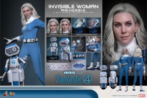 MMS824 - The Fantastic Four: First Steps - 1/6th scale Invisible Woman and H.E.R.B.I.E. Collectible Set