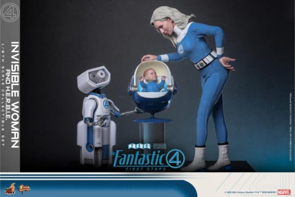 MMS824 - The Fantastic Four: First Steps - 1/6th scale Invisible Woman and H.E.R.B.I.E. Collectible Set - Image 8