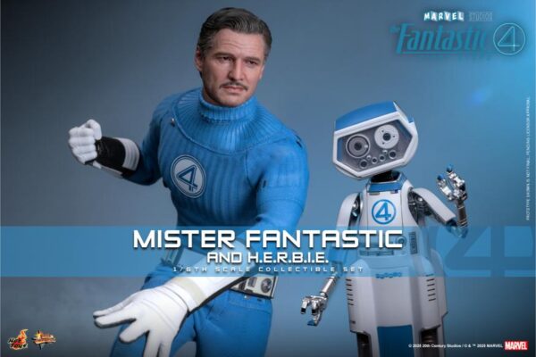 MMS822 - The Fantastic Four: First Steps - 1/6th scale Mister Fantastic and H.E.R.B.I.E. Collectible Set - Image 2