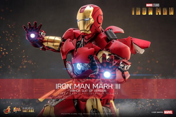 MMS825D72 - Iron Man - 1/6th scale Iron Man Mark III (Armor Suit Up Version) - Image 2