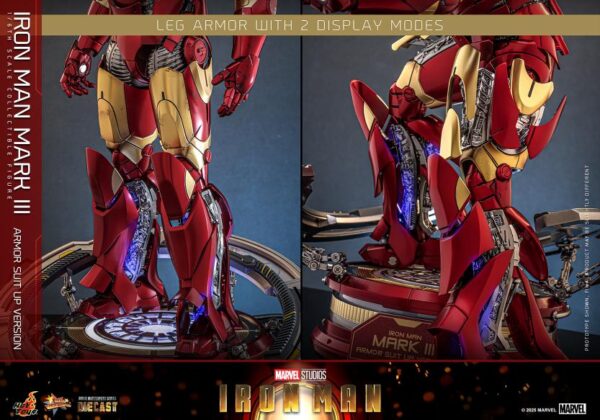 MMS825D72 - Iron Man - 1/6th scale Iron Man Mark III (Armor Suit Up Version) - Image 15