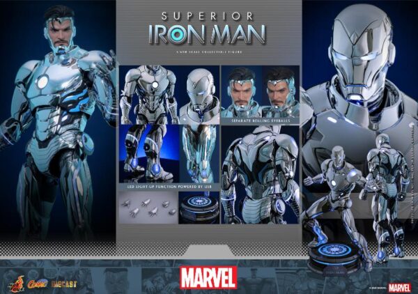 CMS026D73 - Marvel Comics - 1/6th scale Superior Iron Man