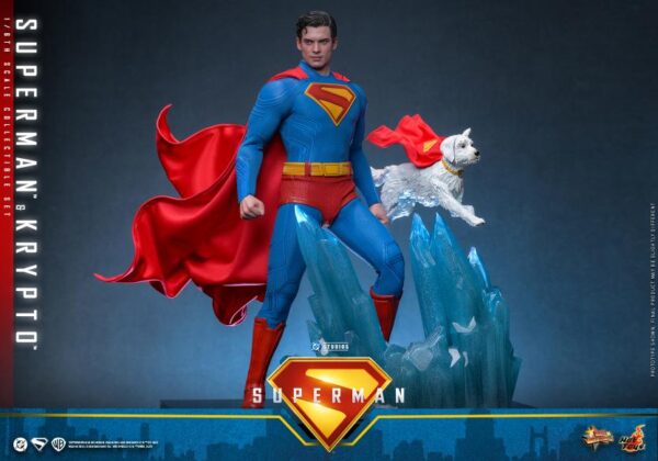 MMS812 - Superman - 1/6th scale Superman & Krypto Collectible Set - Image 3