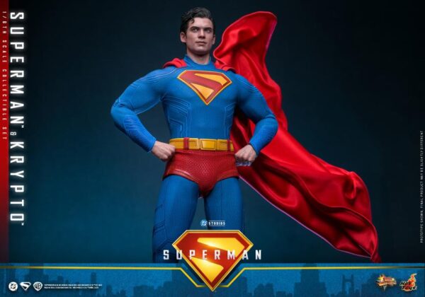 MMS812 - Superman - 1/6th scale Superman & Krypto Collectible Set - Image 12