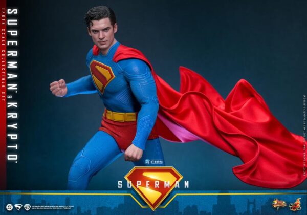 MMS812 - Superman - 1/6th scale Superman & Krypto Collectible Set - Image 14
