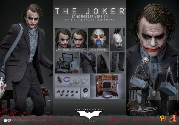 DX50 - The Dark Knight Trilogy - 1/6th scale The Joker (Bank Robber Version)