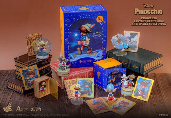 Hot Toys Blind Box AMC039 Pinocchio Fantasy Heart Song Designed by Zu and Pi @Steven Choi (1 PC)