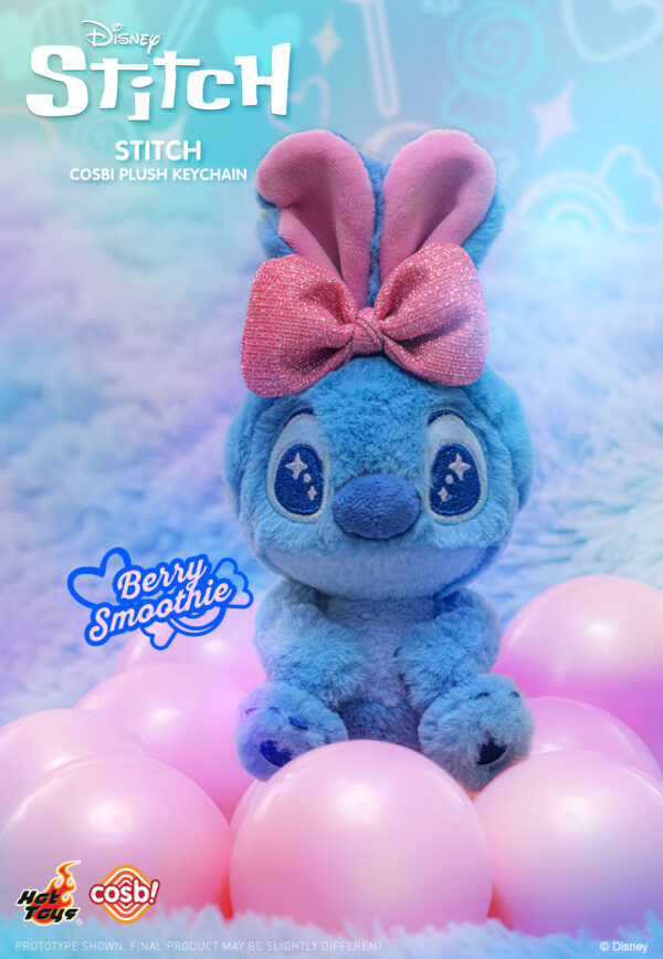 Hot Toys Blind Box PPLU066N-Stitch Cosbi Plush Keychain (1PC) - Image 2