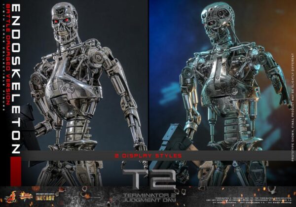 MMS840D77 - Terminator 2: Judgment Day - 1/6th scale Endoskeleton (Battle Damaged Version) - Image 20
