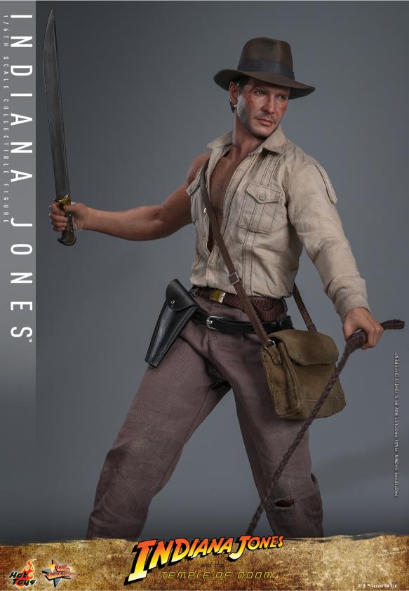 MMS860 - Indiana Jones And the Temple of Doom - 1/6th scale Indiana Jones - Image 9
