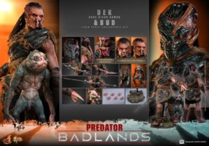 MMS873 – Predator: Badlands - 1/6th scale Dek (Bone Bison Armor) and Bud Collectible Set
