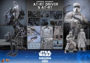 MMS875 – Star Wars: The Mandalorian & Grogu™ - 1/6th scale Imperial Remnant AT-RT Driver™ and AT-RT™ Collectible Set