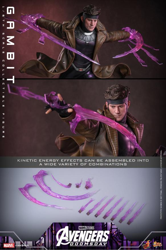 MMS910 - Avengers: Doomsday - 1/6th scale Gambit - Image 5