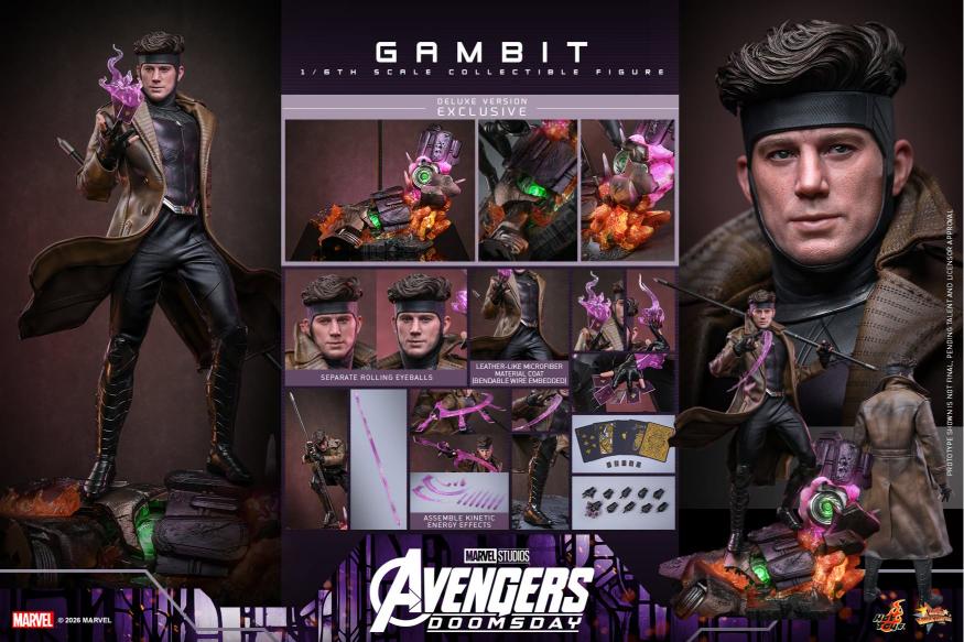 MMS911 - Avengers: Doomsday - 1/6th scale Gambit (Deluxe Version)