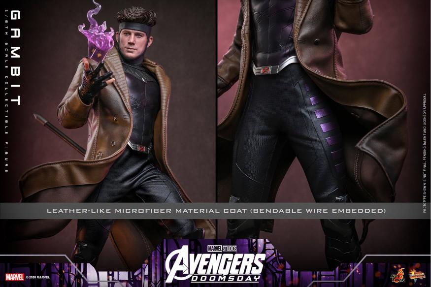 MMS910 - Avengers: Doomsday - 1/6th scale Gambit - Image 9