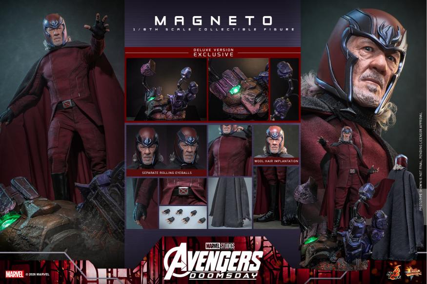 MMS913 - Avengers: Doomsday - 1/6th scale Magneto (Deluxe Version)