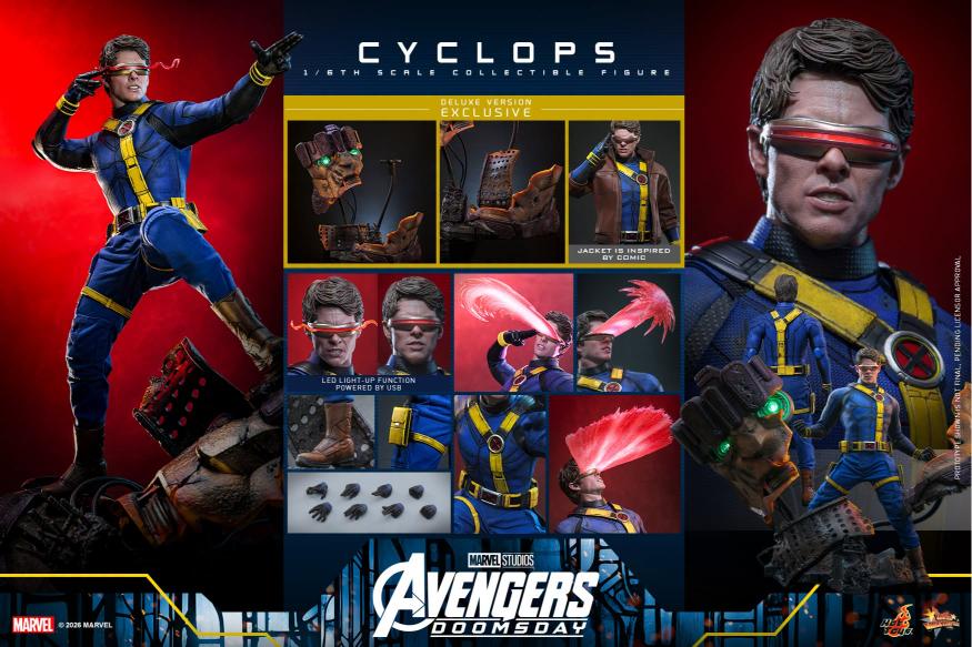 MMS909 - Avengers: Doomsday - 1/6th scale Cyclops (Deluxe Version)
