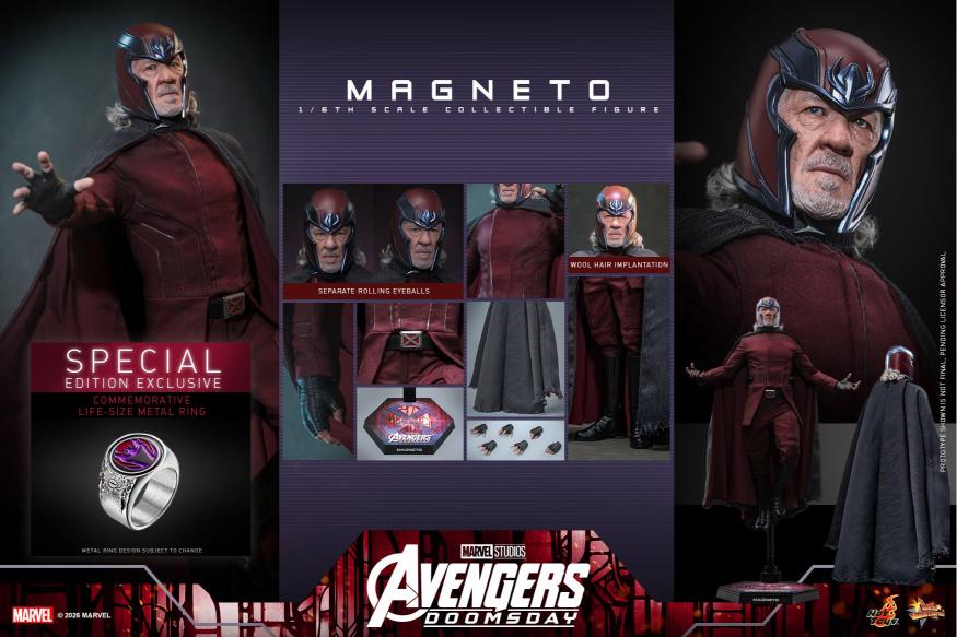 MMS912B - Avengers: Doomsday - 1/6th scale Magneto (Special Edition)