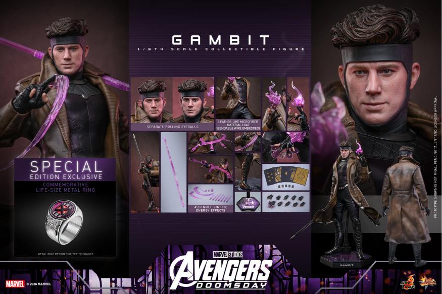 MMS910B - Avengers: Doomsday - 1/6th scale Gambit (Special Edition)