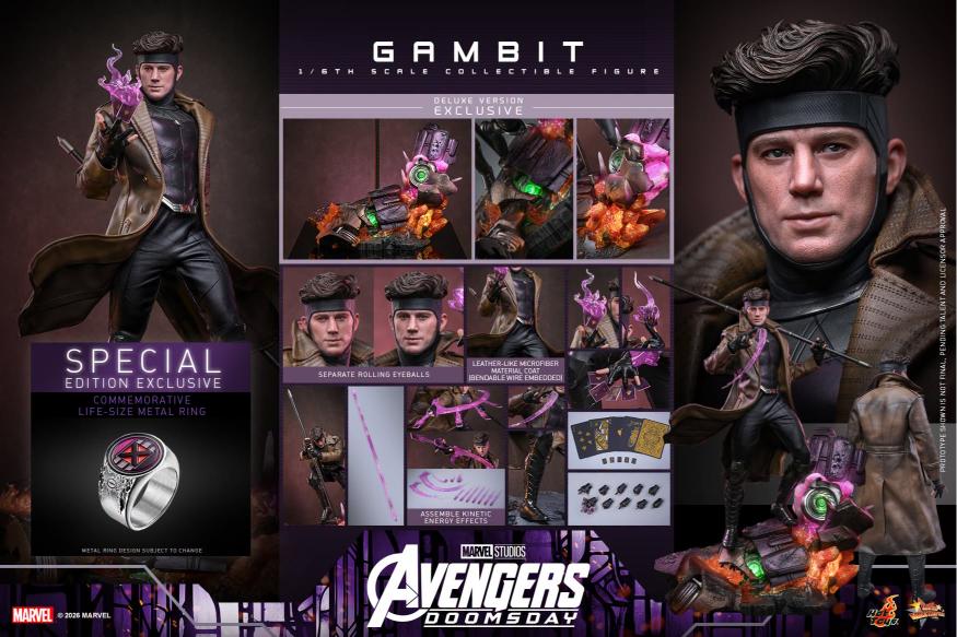 MMS911B - Avengers: Doomsday - 1/6th scale Gambit (Deluxe Version)(Special Edition)