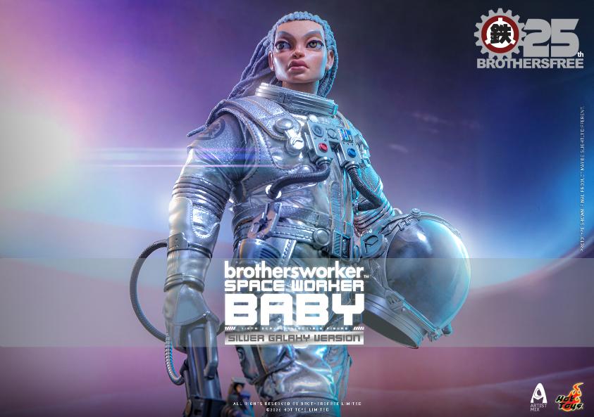 AMC041 - Brothersfree x Hot Toys - 1/6th scale Space Worker Baby (Brothersfree 25th Silver Galaxy Version) - Image 2