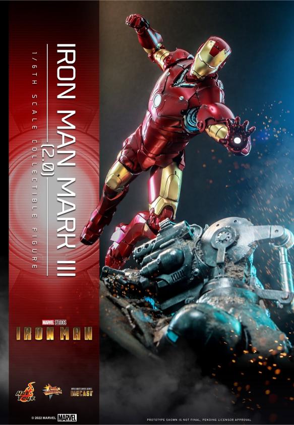 MMS664D48 - Iron Man - 1/6th scale Iron Man Mark III (2.0) - Image 2