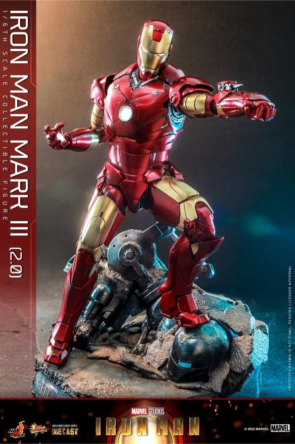 MMS664D48 - Iron Man - 1/6th scale Iron Man Mark III (2.0) - Image 4