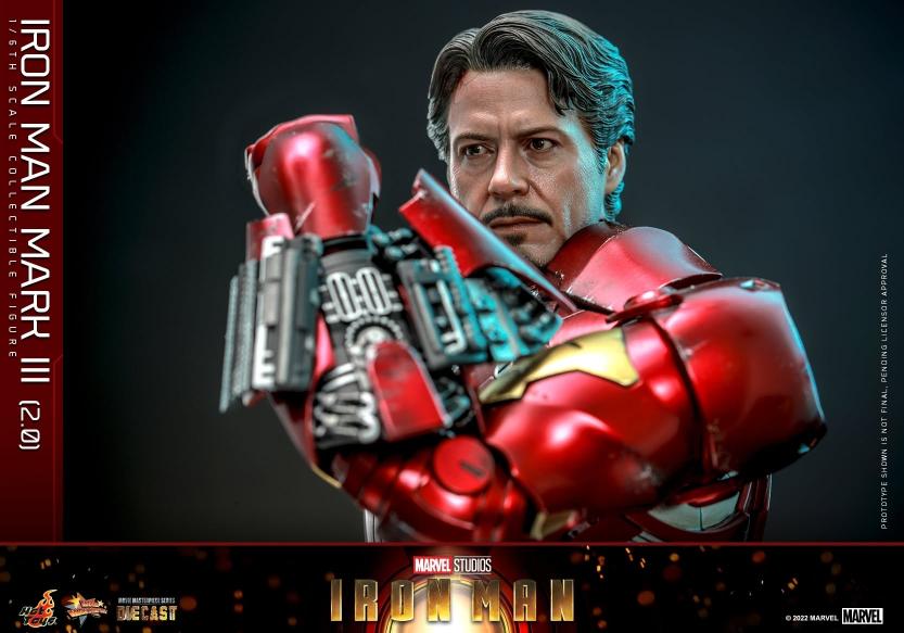 MMS664D48 - Iron Man - 1/6th scale Iron Man Mark III (2.0) - Image 7