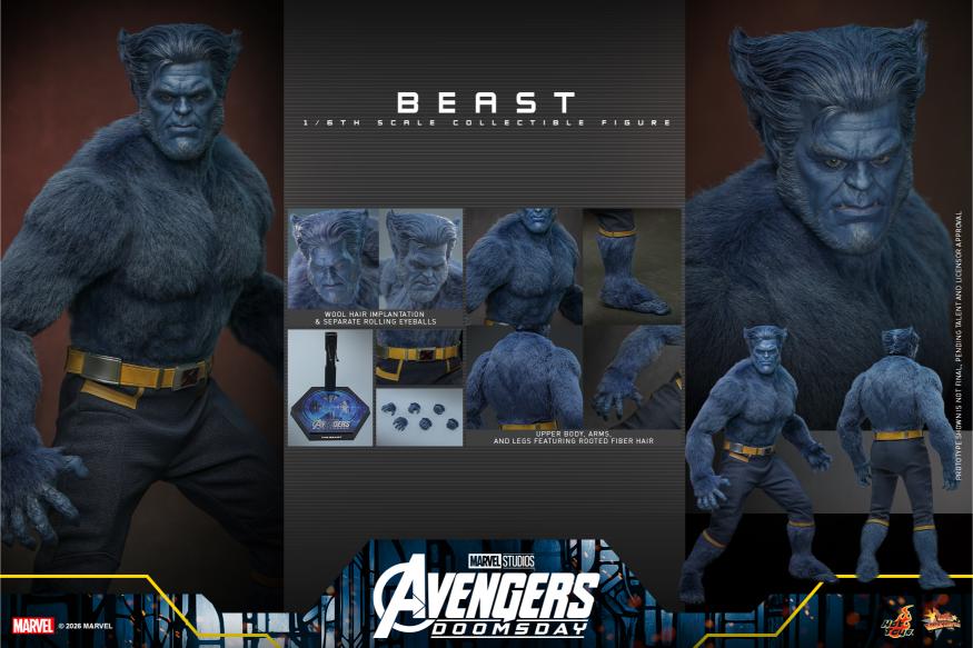 MMS920 – Avengers: Doomsday - 1/6th scale Beast